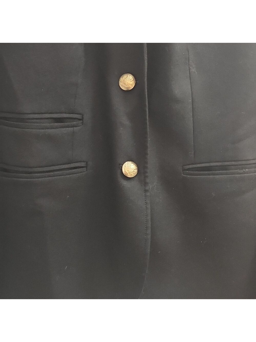 J. CREW classic Schoolboy Blazer Wool blend Sz: 2 black Style#05157 Academia - Picture 7 of 12